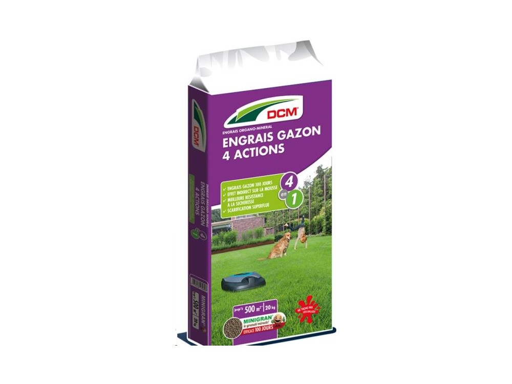 ENGRAIS GAZON 4 ACTIONS 20KG