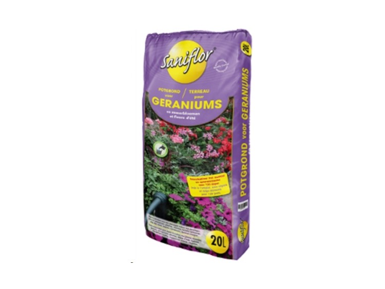 TERREAU GERANIUM FLEUR. 20L