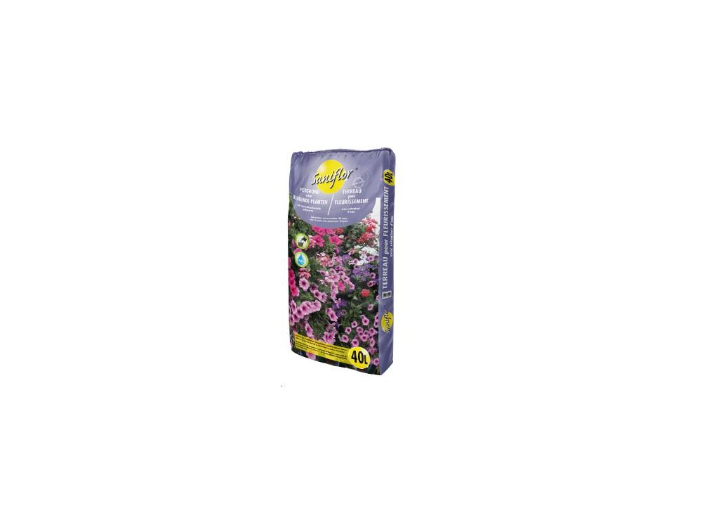 TERREAU FLEURS+RETENTENTEUR 40L